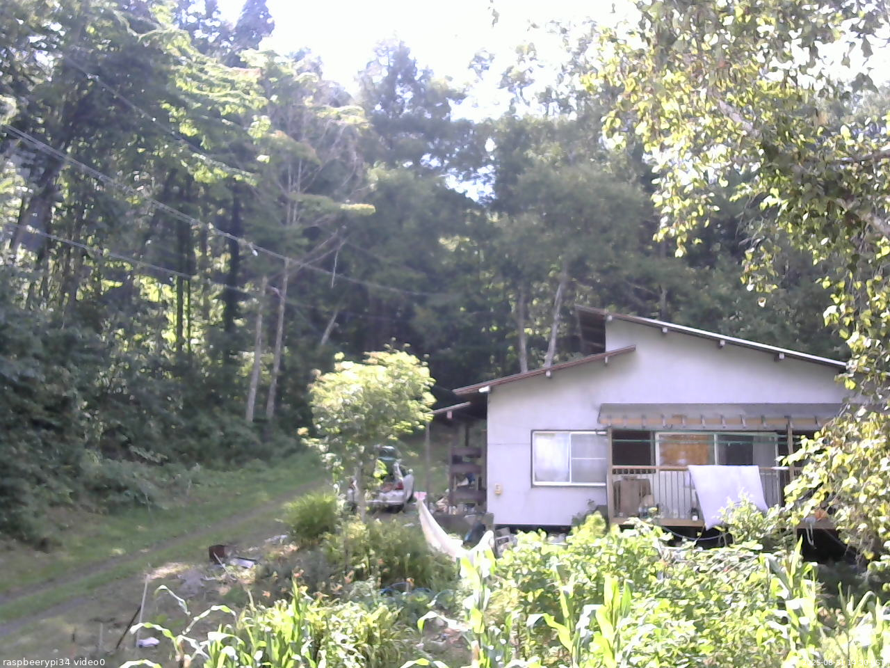 長野県菅平高原 ゆたか山荘 西側(坂上) 2025/08/31 14:30