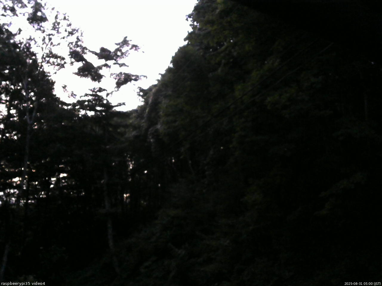 長野県菅平高原 ゆたか山荘 東側上空 2025/08/31 05:00