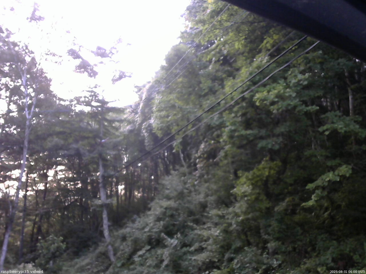 長野県菅平高原 ゆたか山荘 東側上空 2025/08/31 06:00