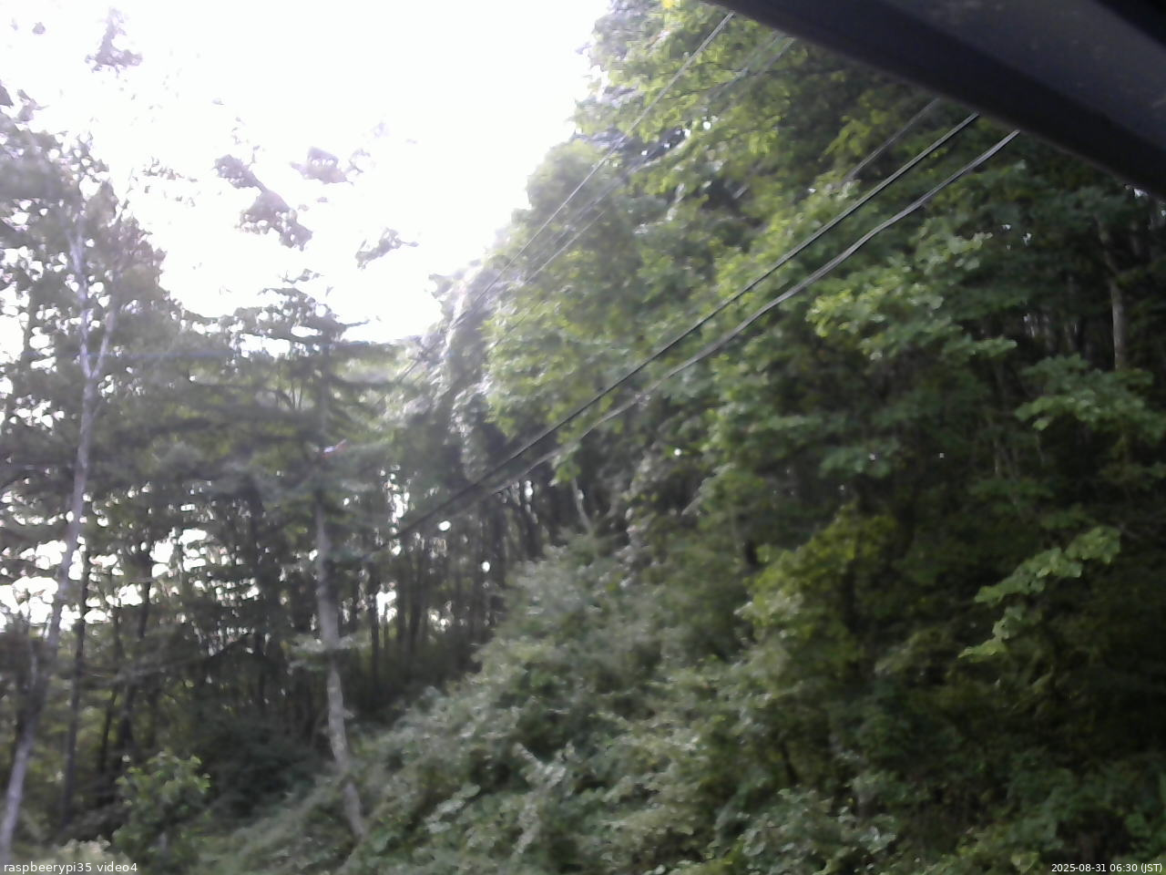 長野県菅平高原 ゆたか山荘 東側上空 2025/08/31 06:30