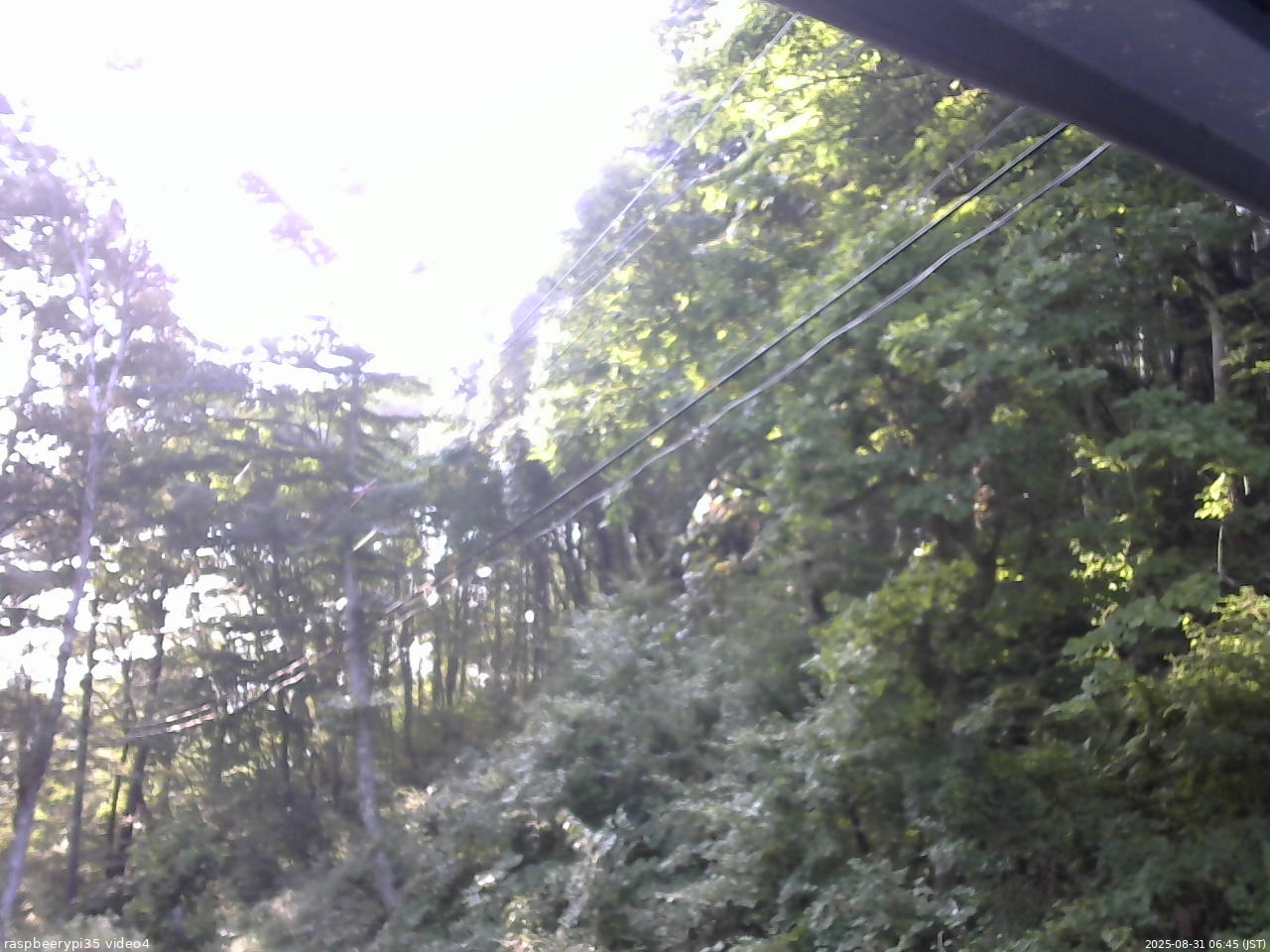 長野県菅平高原 ゆたか山荘 東側上空 2025/08/31 06:45