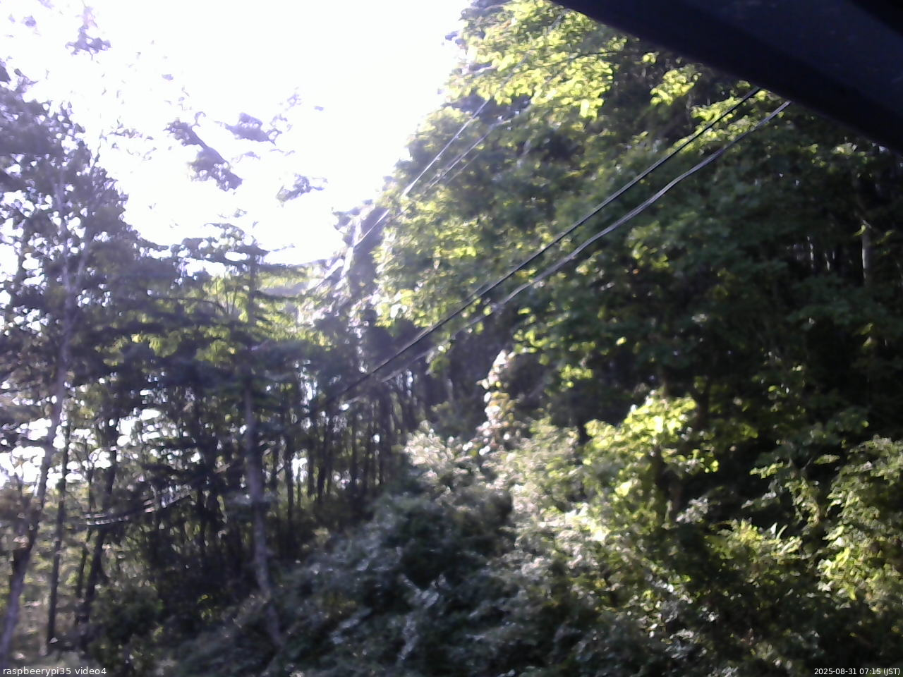 長野県菅平高原 ゆたか山荘 東側上空 2025/08/31 07:15