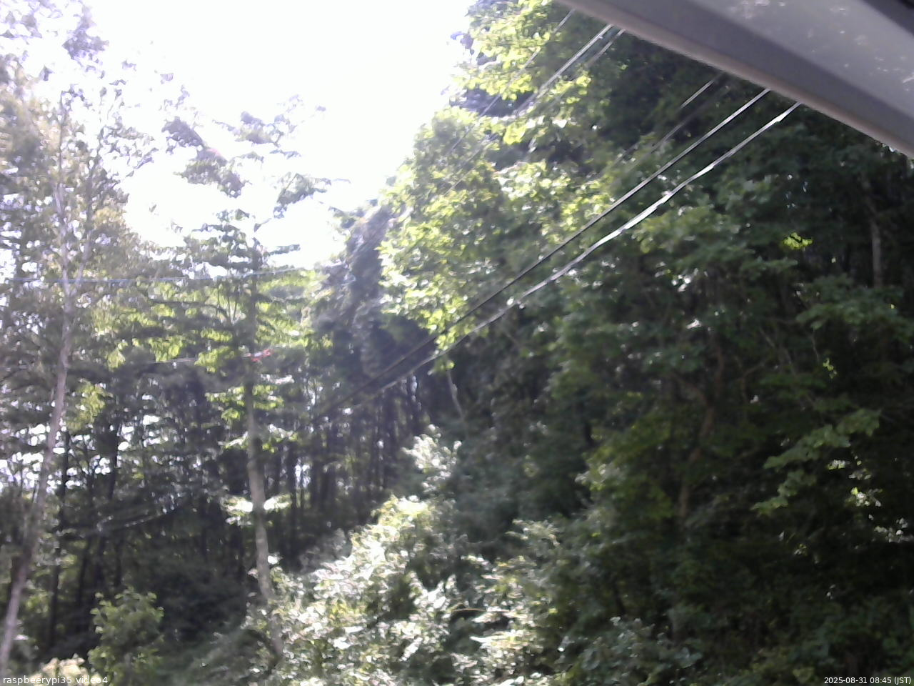 長野県菅平高原 ゆたか山荘 東側上空 2025/08/31 08:45