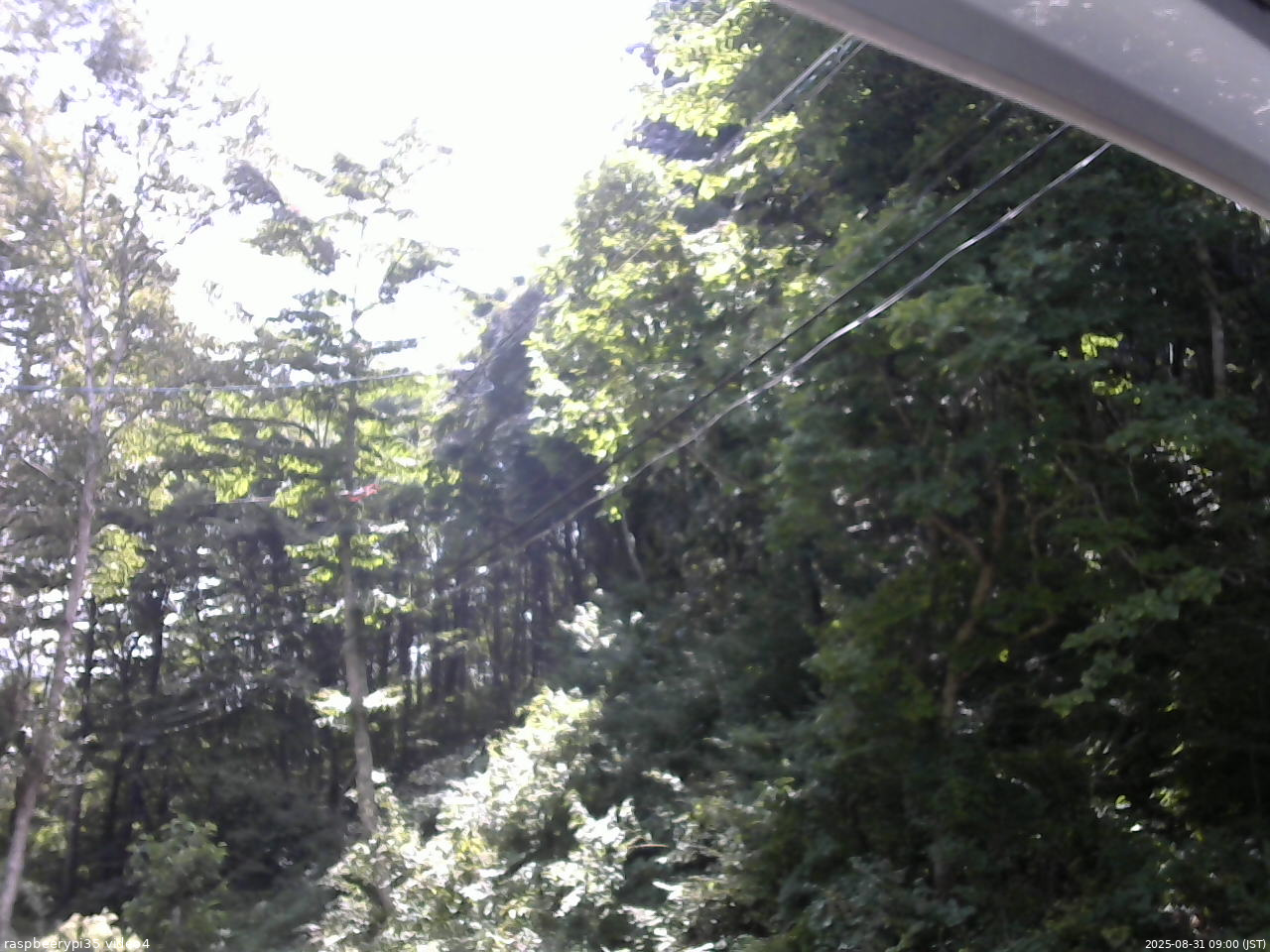 長野県菅平高原 ゆたか山荘 東側上空 2025/08/31 09:00