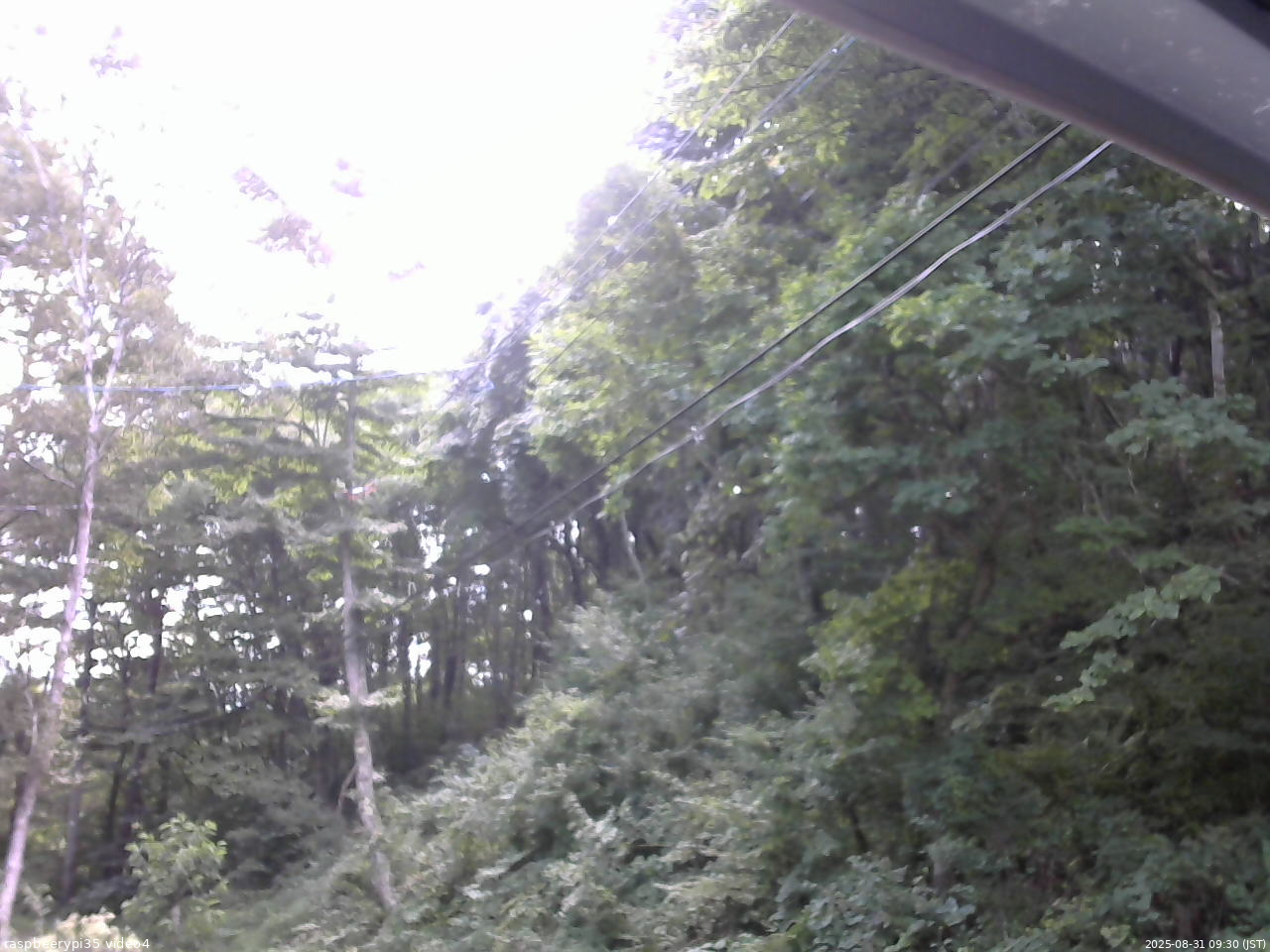 長野県菅平高原 ゆたか山荘 東側上空 2025/08/31 09:30