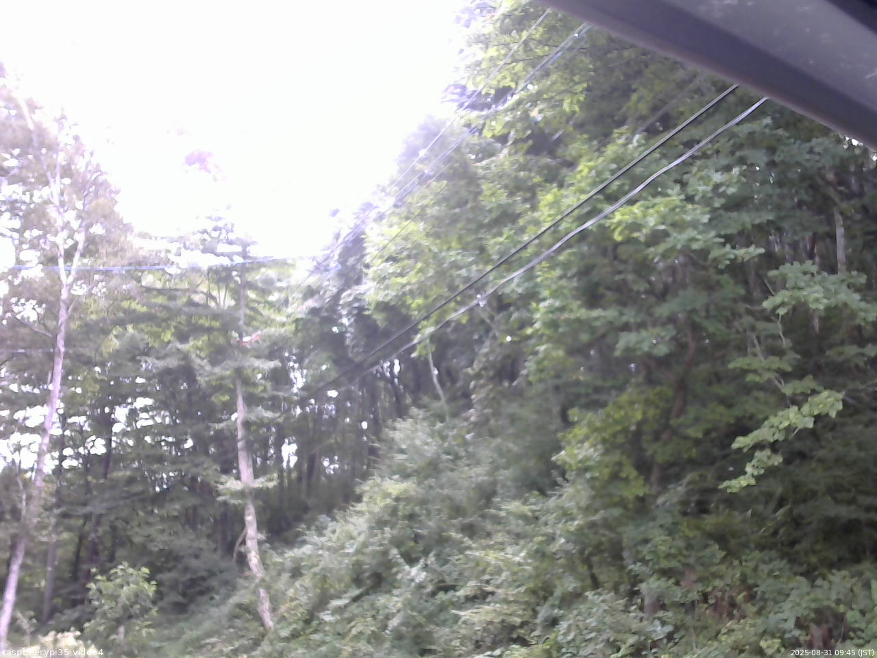 長野県菅平高原 ゆたか山荘 東側上空 2025/08/31 09:45
