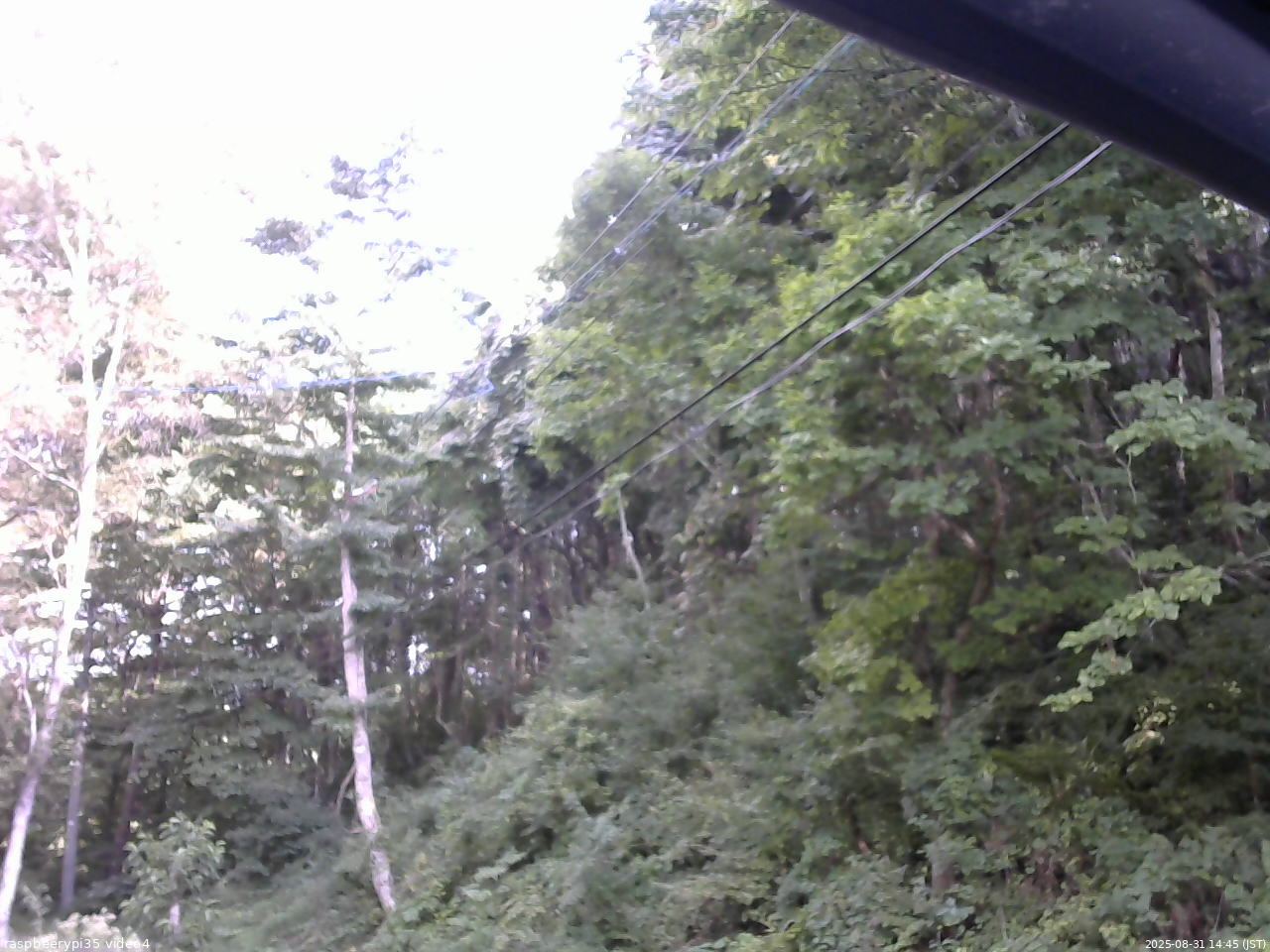長野県菅平高原 ゆたか山荘 東側上空 2025/08/31 14:45