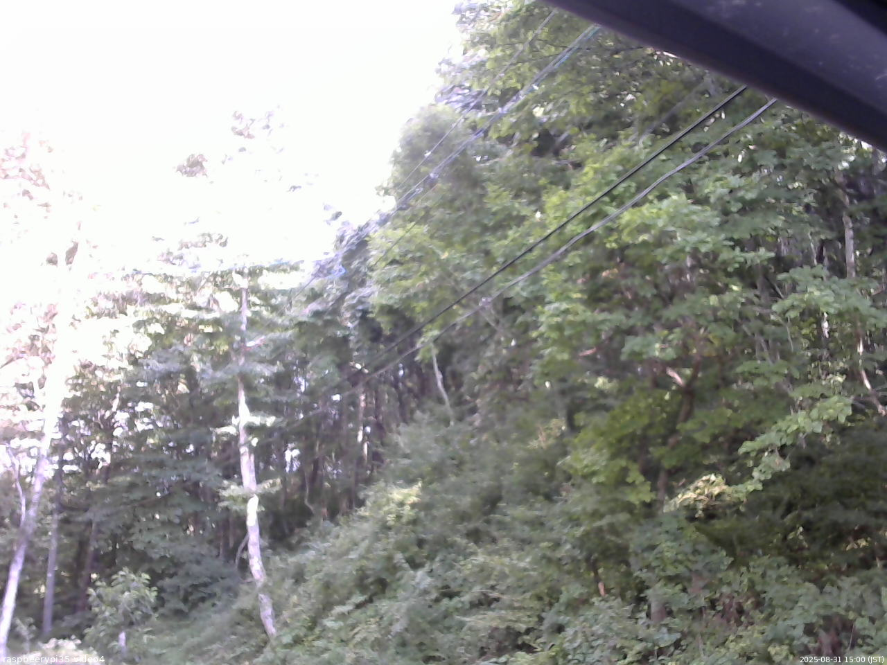長野県菅平高原 ゆたか山荘 東側上空 2025/08/31 15:00