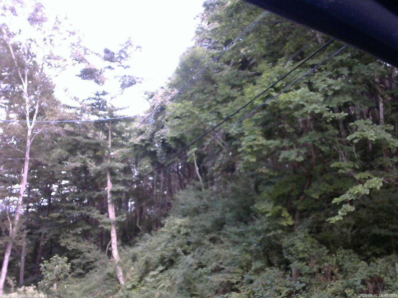 長野県菅平高原 ゆたか山荘 東側上空 2025/08/31 16:45