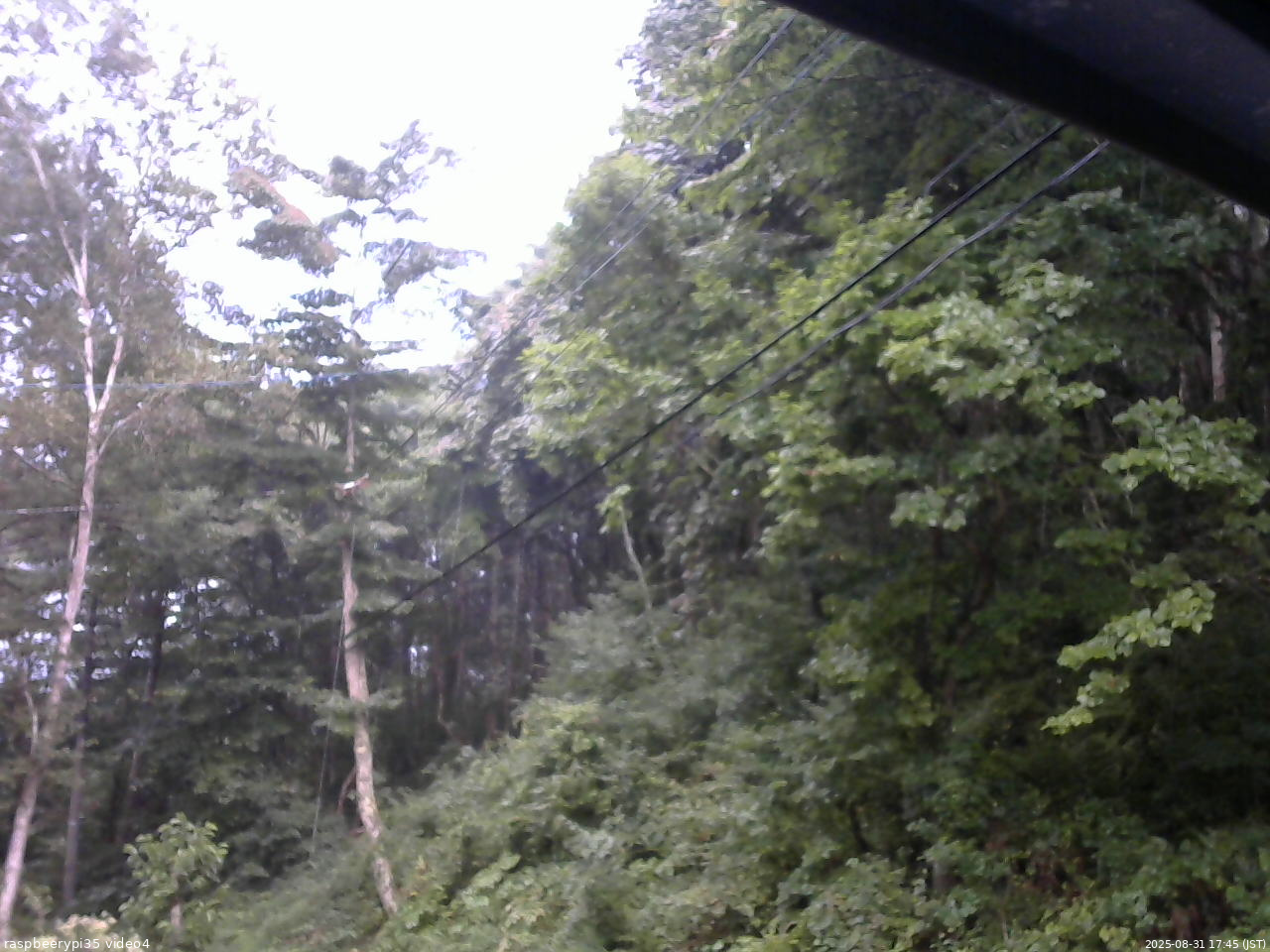 長野県菅平高原 ゆたか山荘 東側上空 2025/08/31 17:45