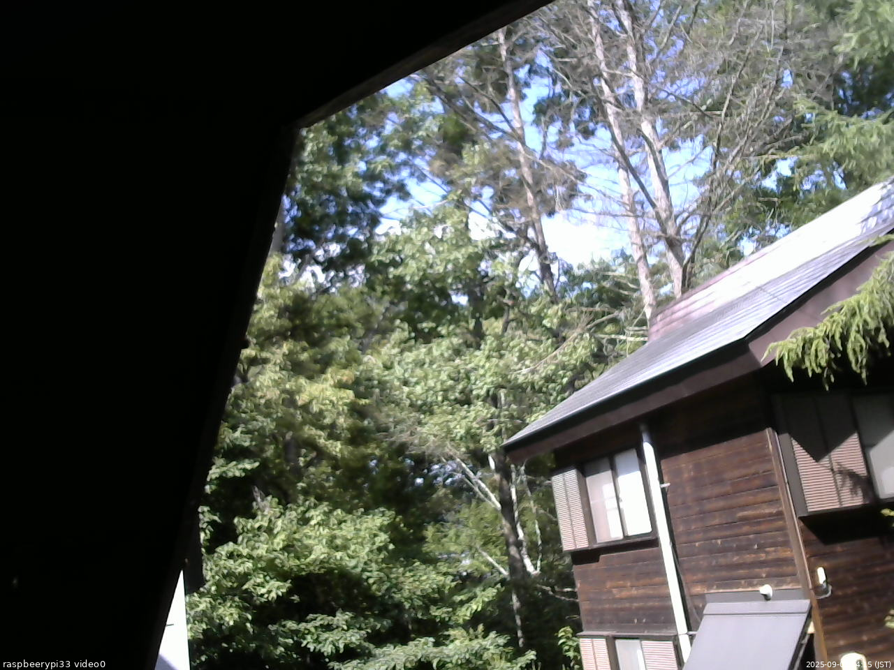 長野県菅平高原 ゆたか山荘 北側 2025/09/01 14:15