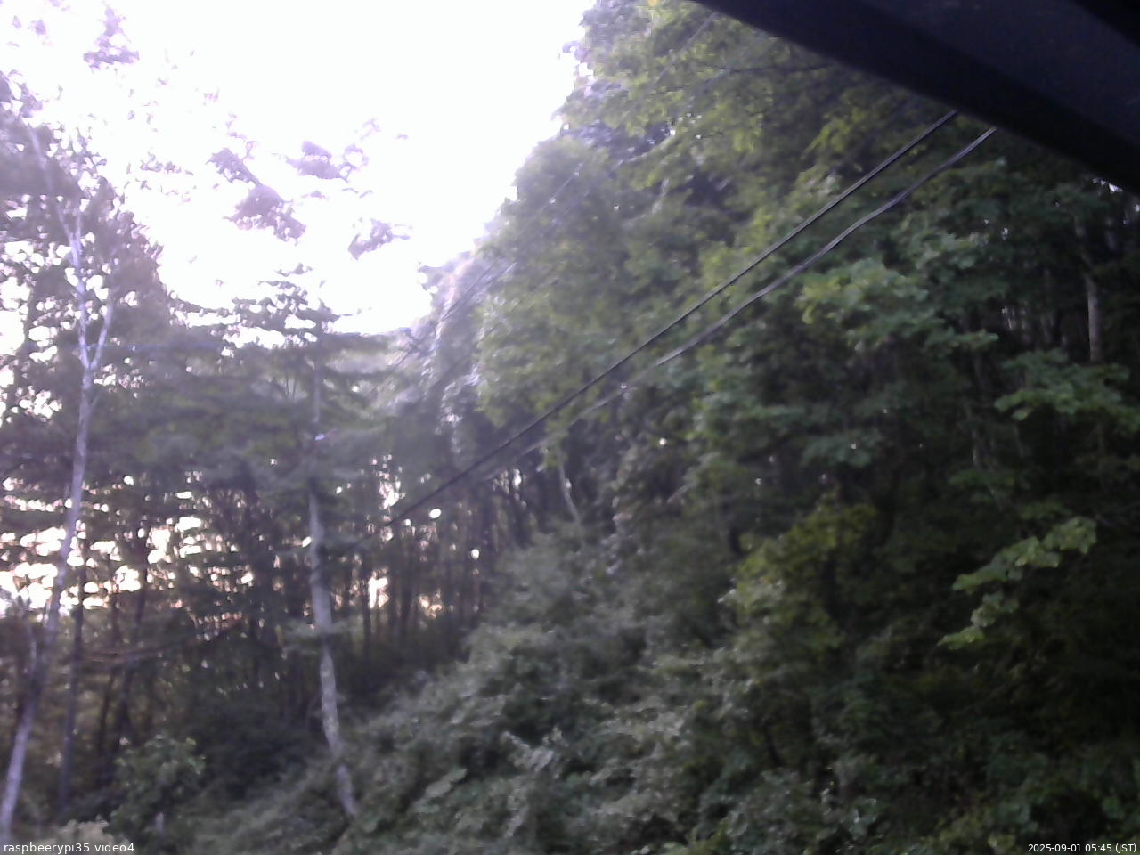 長野県菅平高原 ゆたか山荘 東側上空 2025/09/01 05:45