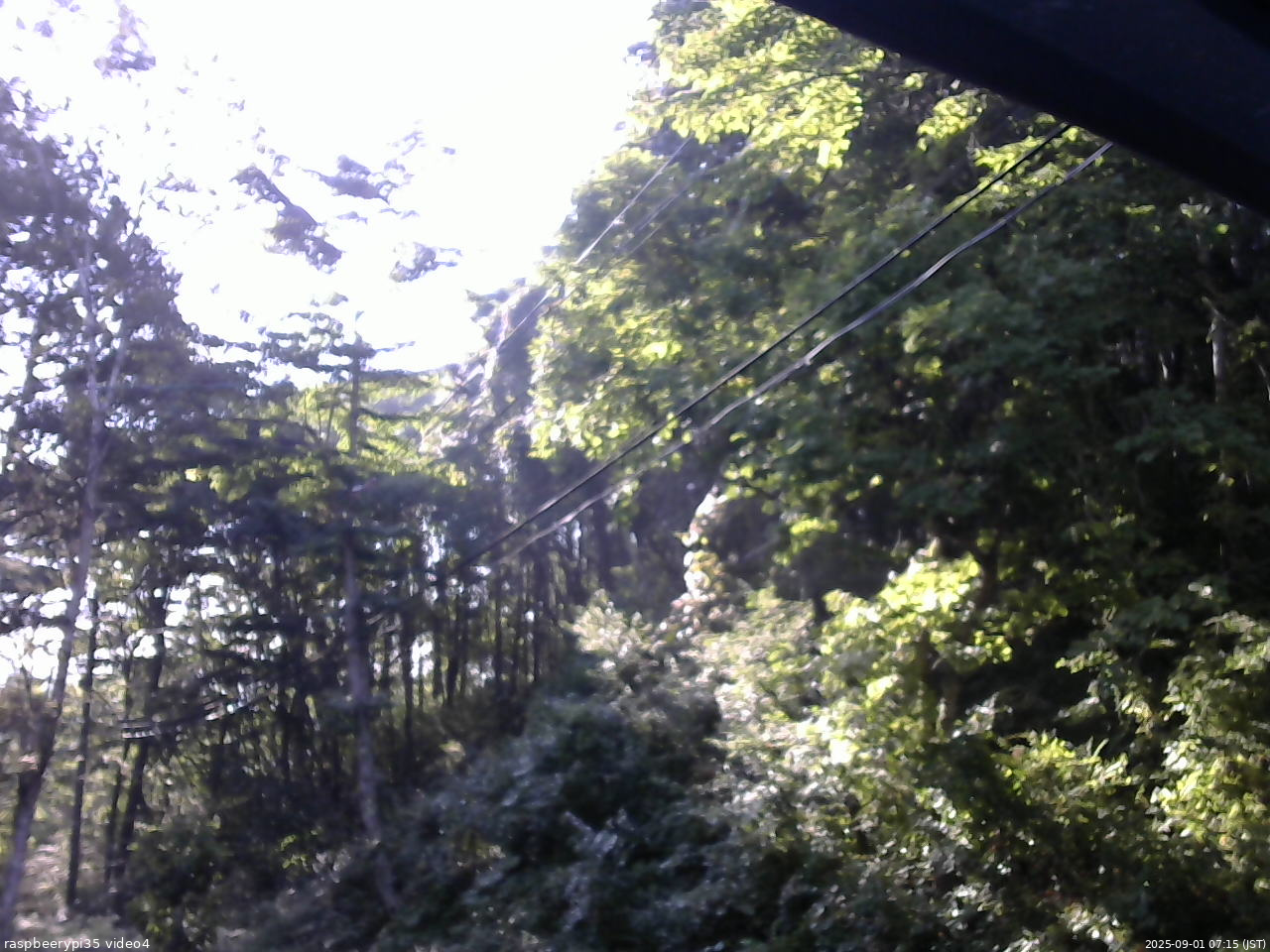 長野県菅平高原 ゆたか山荘 東側上空 2025/09/01 07:15