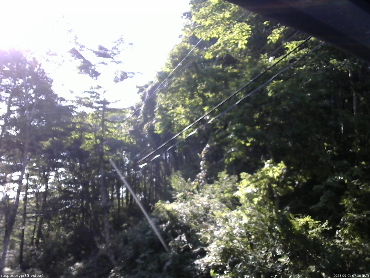 長野県菅平高原 ゆたか山荘 東側上空 2025/09/01 07:30