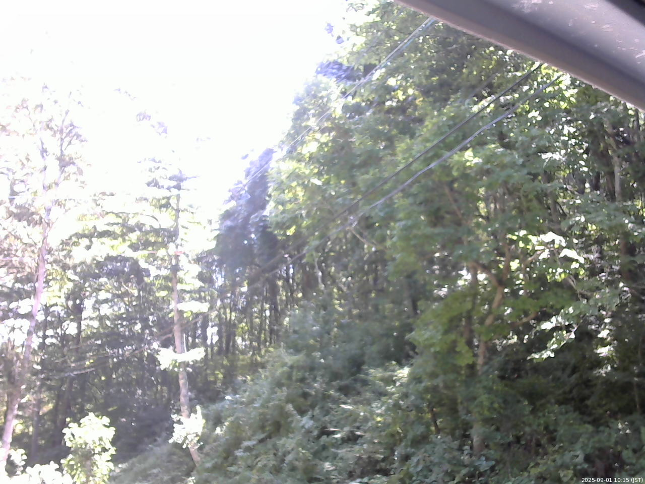 長野県菅平高原 ゆたか山荘 東側上空 2025/09/01 10:15