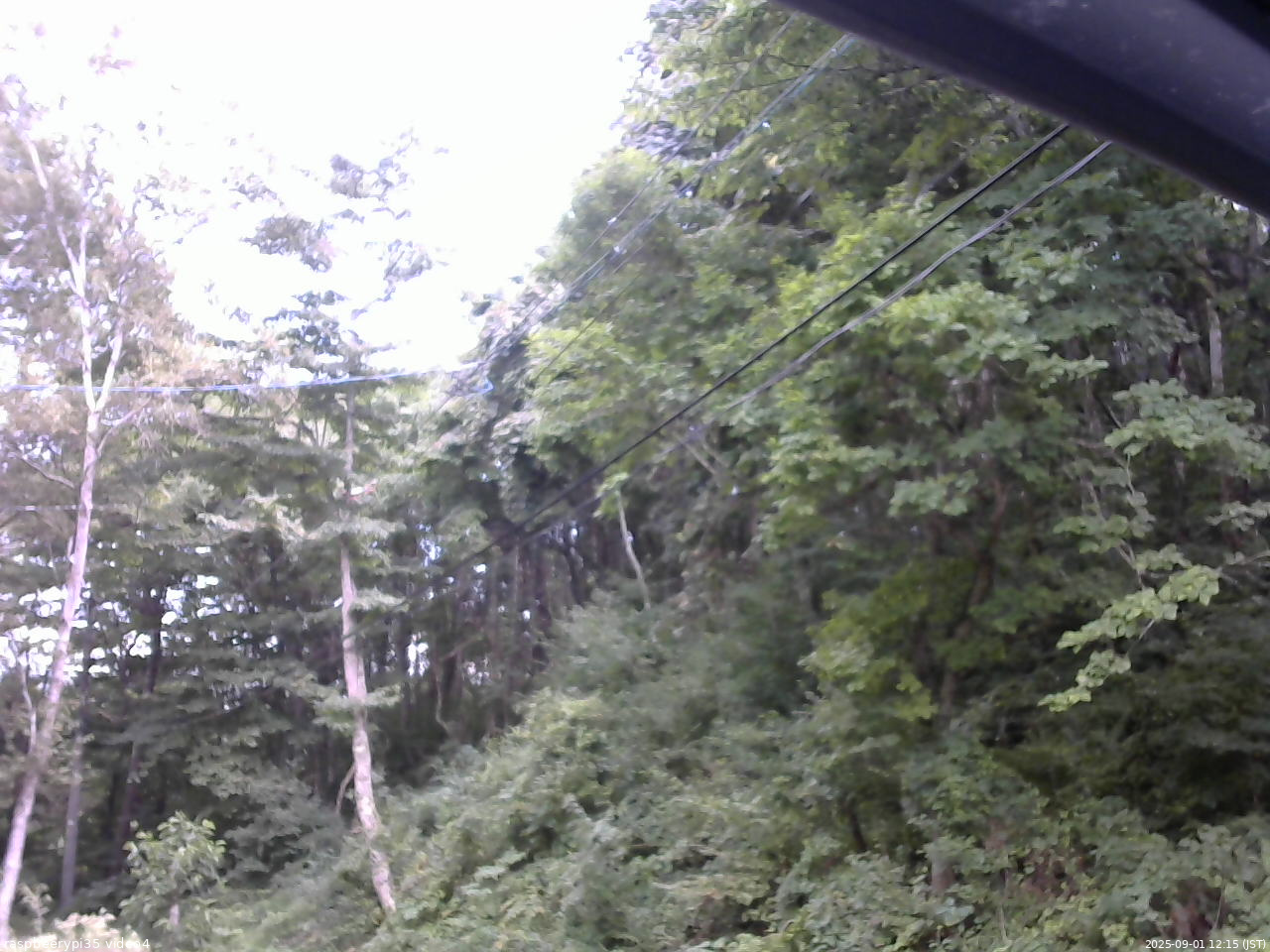 長野県菅平高原 ゆたか山荘 東側上空 2025/09/01 12:15