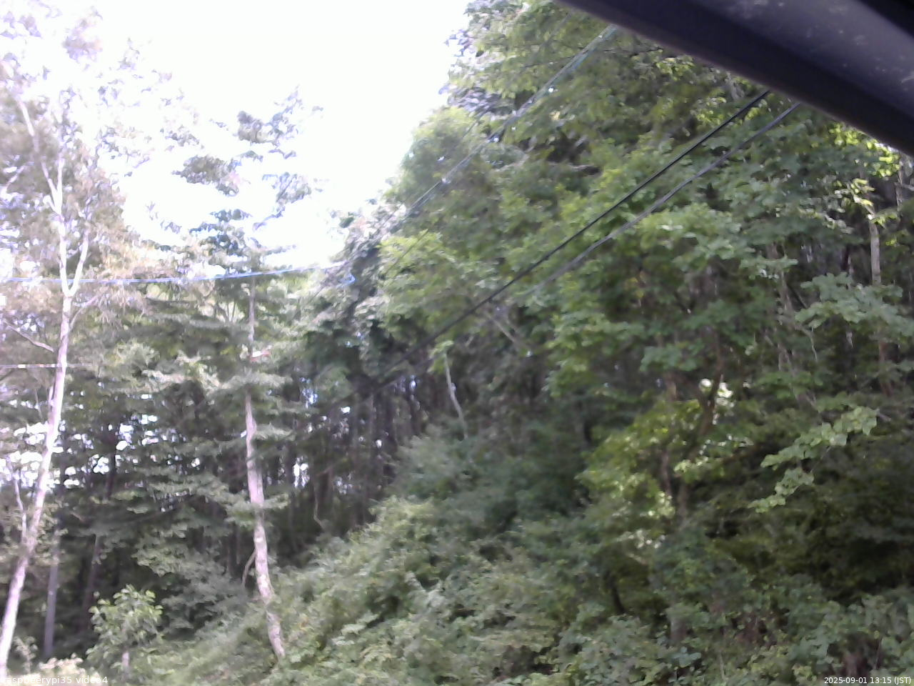 長野県菅平高原 ゆたか山荘 東側上空 2025/09/01 13:15