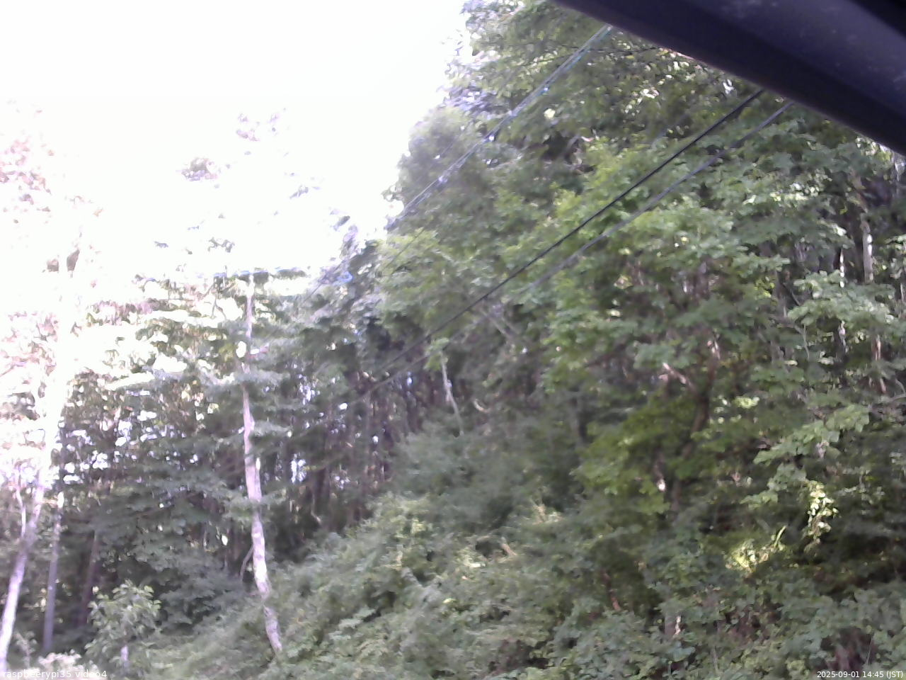 長野県菅平高原 ゆたか山荘 東側上空 2025/09/01 14:45