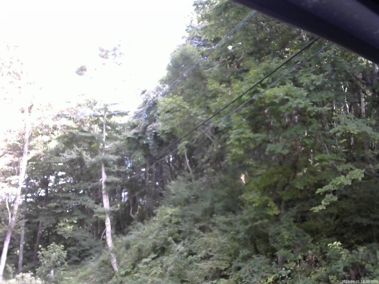 長野県菅平高原 ゆたか山荘 東側上空 2025/09/01 15:30
