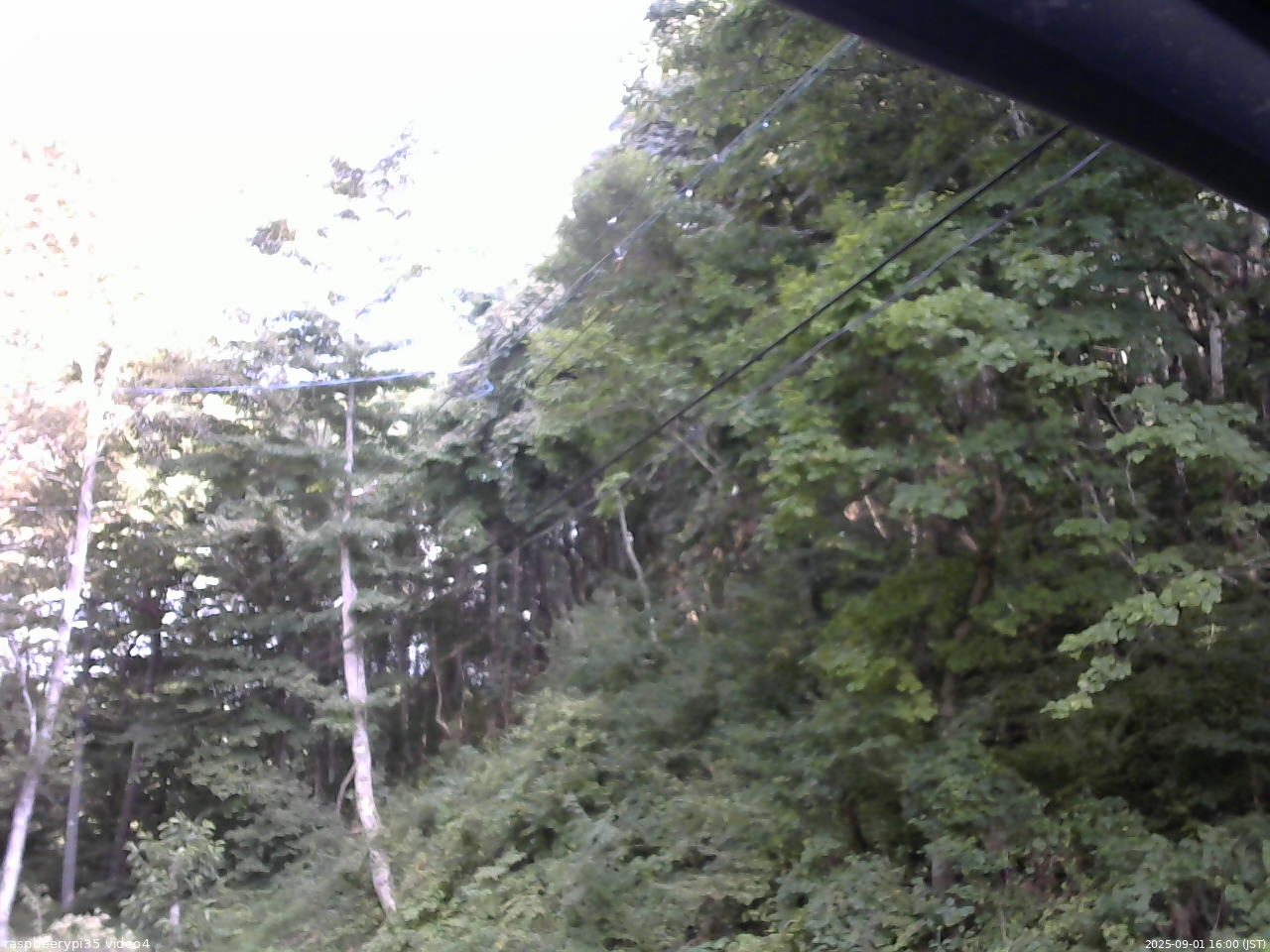 長野県菅平高原 ゆたか山荘 東側上空 2025/09/01 16:00