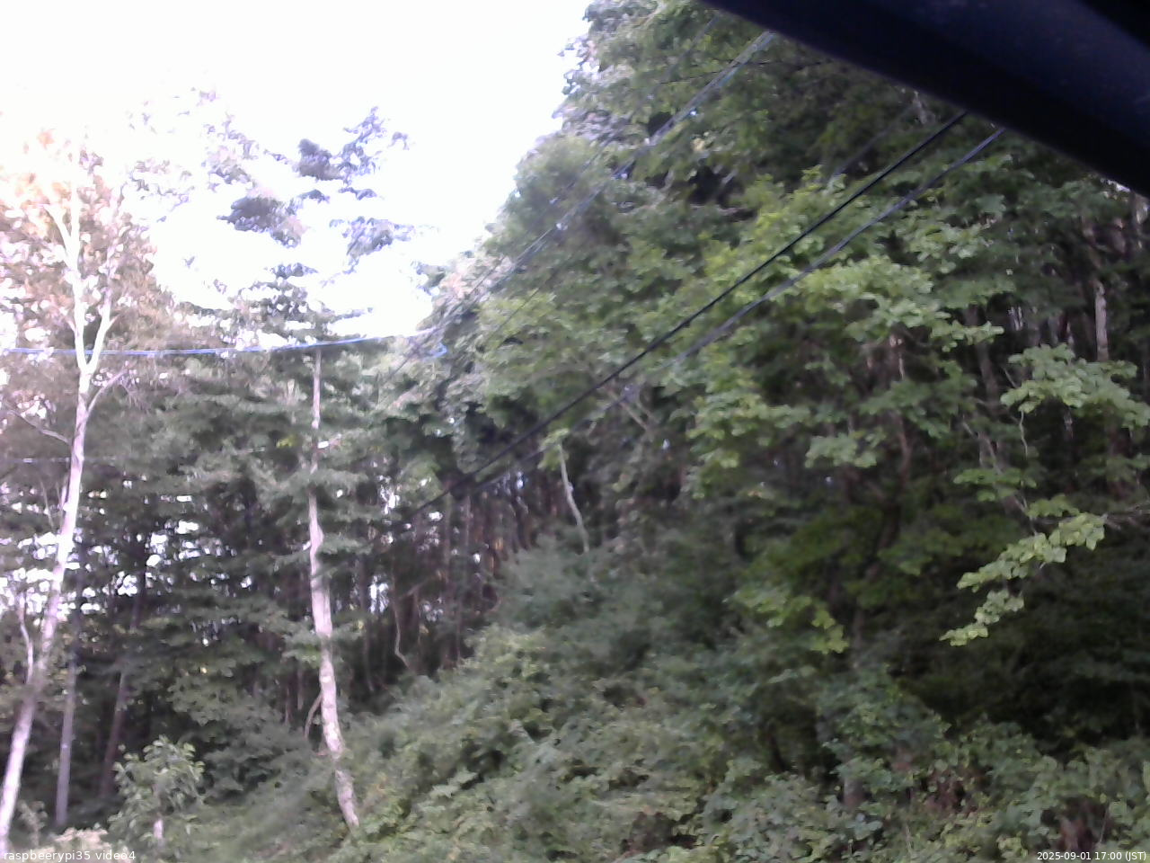 長野県菅平高原 ゆたか山荘 東側上空 2025/09/01 17:00