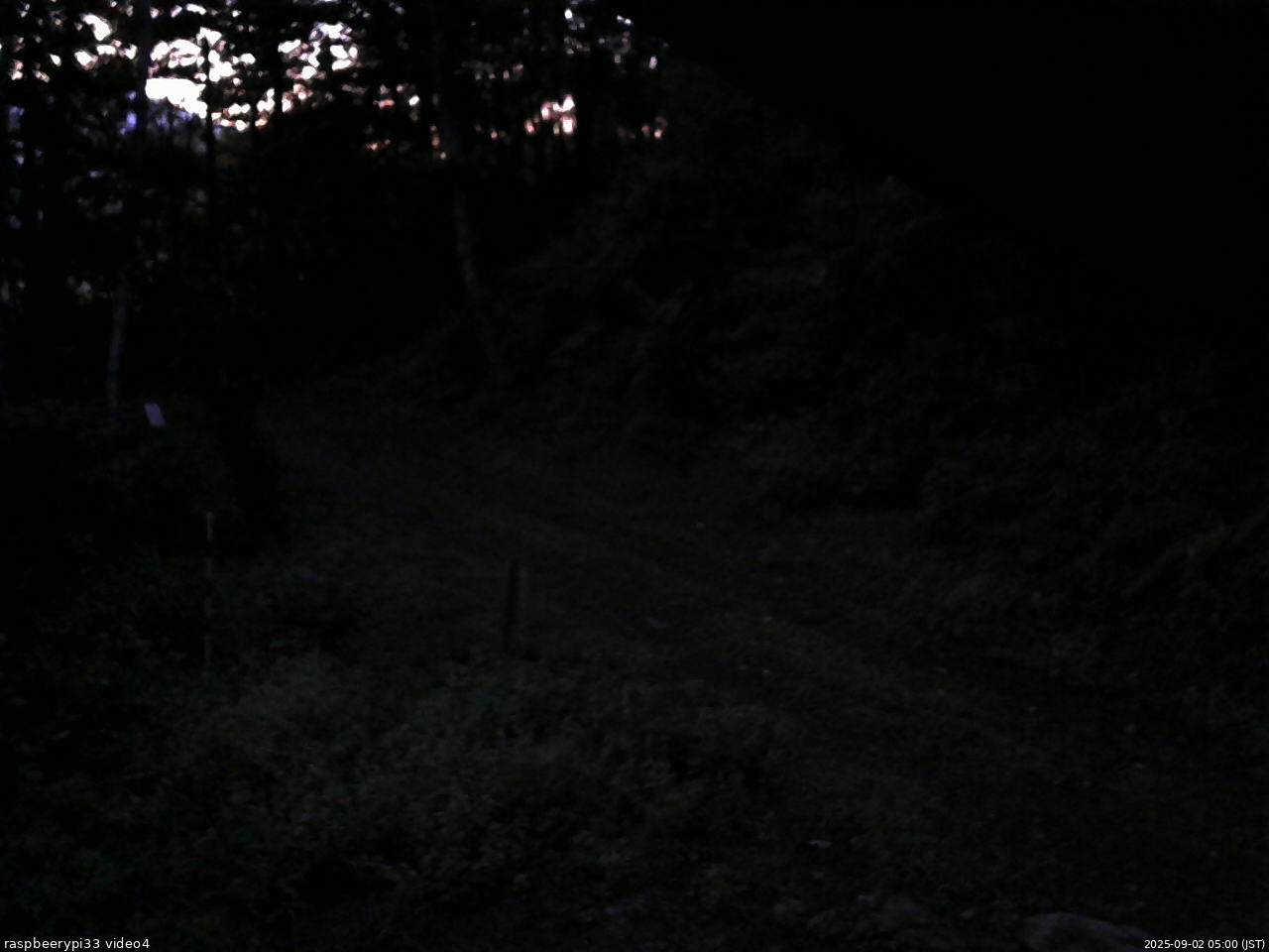 長野県菅平高原 ゆたか山荘 東側(坂下) 2025/09/02 05:00