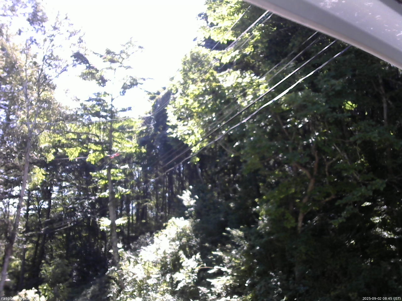 長野県菅平高原 ゆたか山荘 東側上空 2025/09/02 08:45