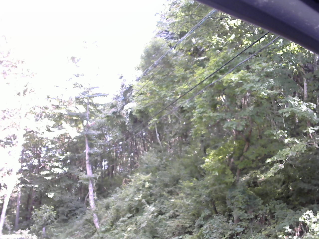 長野県菅平高原 ゆたか山荘 東側上空 2025/09/02 13:30