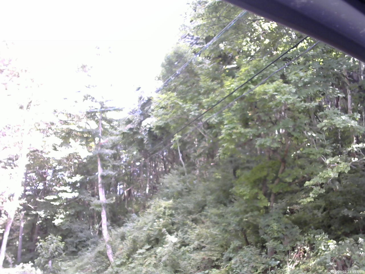 長野県菅平高原 ゆたか山荘 東側上空 2025/09/02 13:45