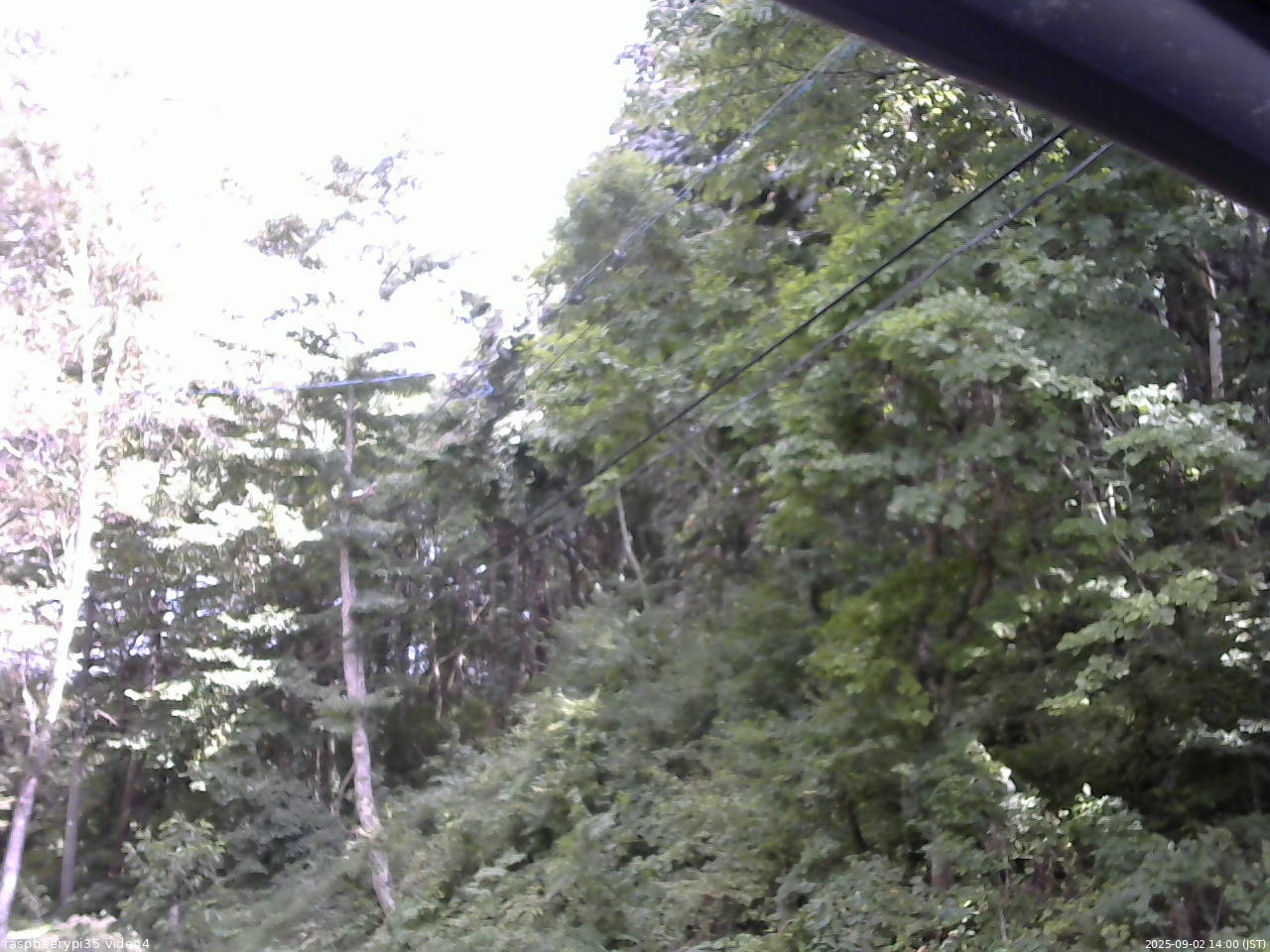 長野県菅平高原 ゆたか山荘 東側上空 2025/09/02 14:00