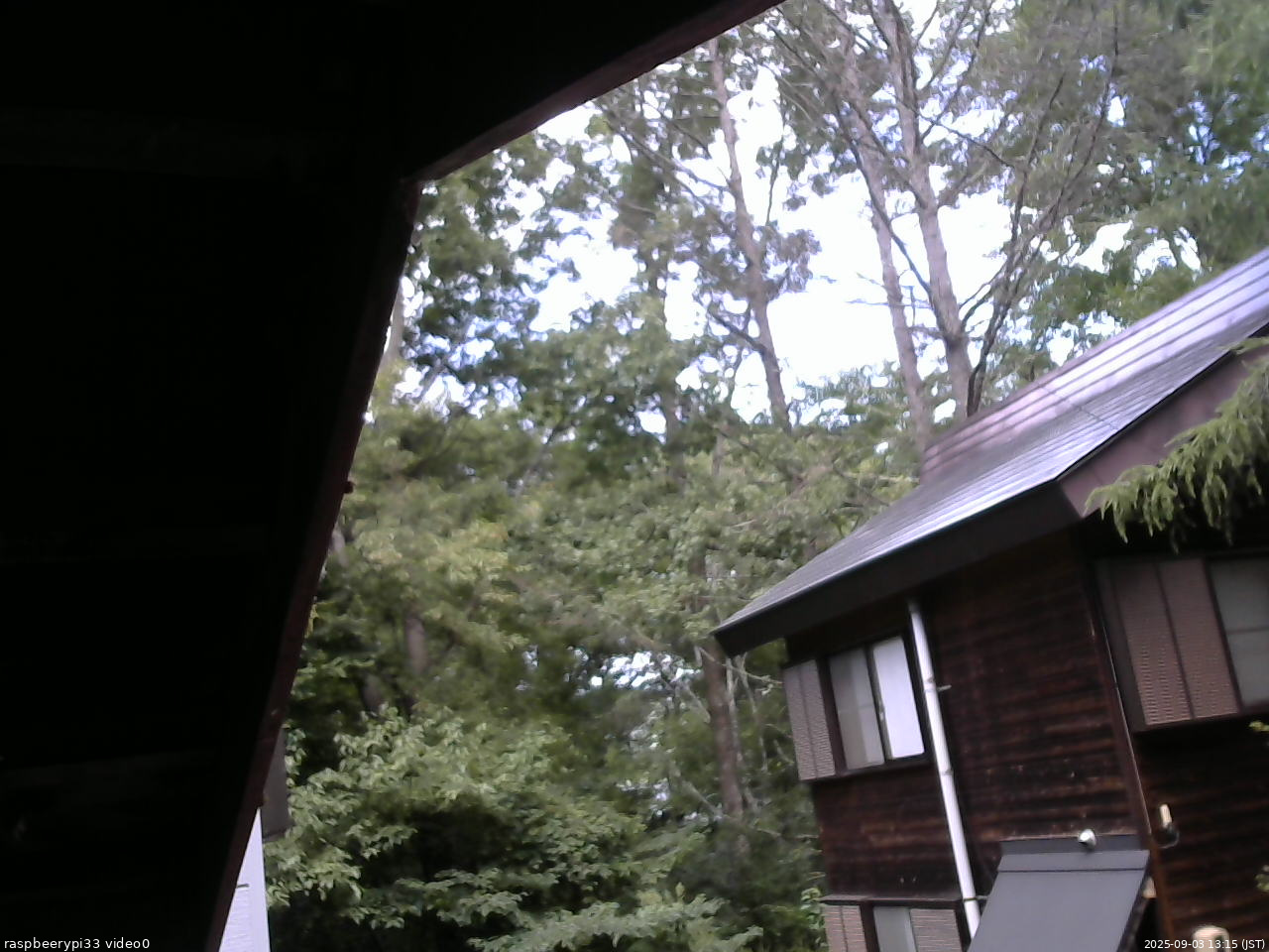 長野県菅平高原 ゆたか山荘 北側 2025/09/03 13:15