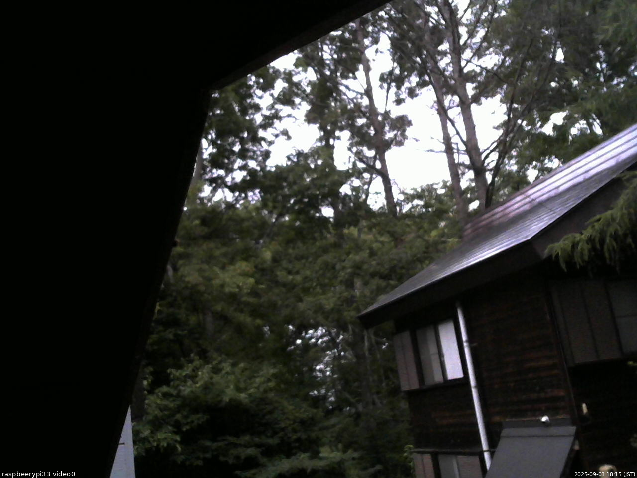 長野県菅平高原 ゆたか山荘 北側 2025/09/03 18:15