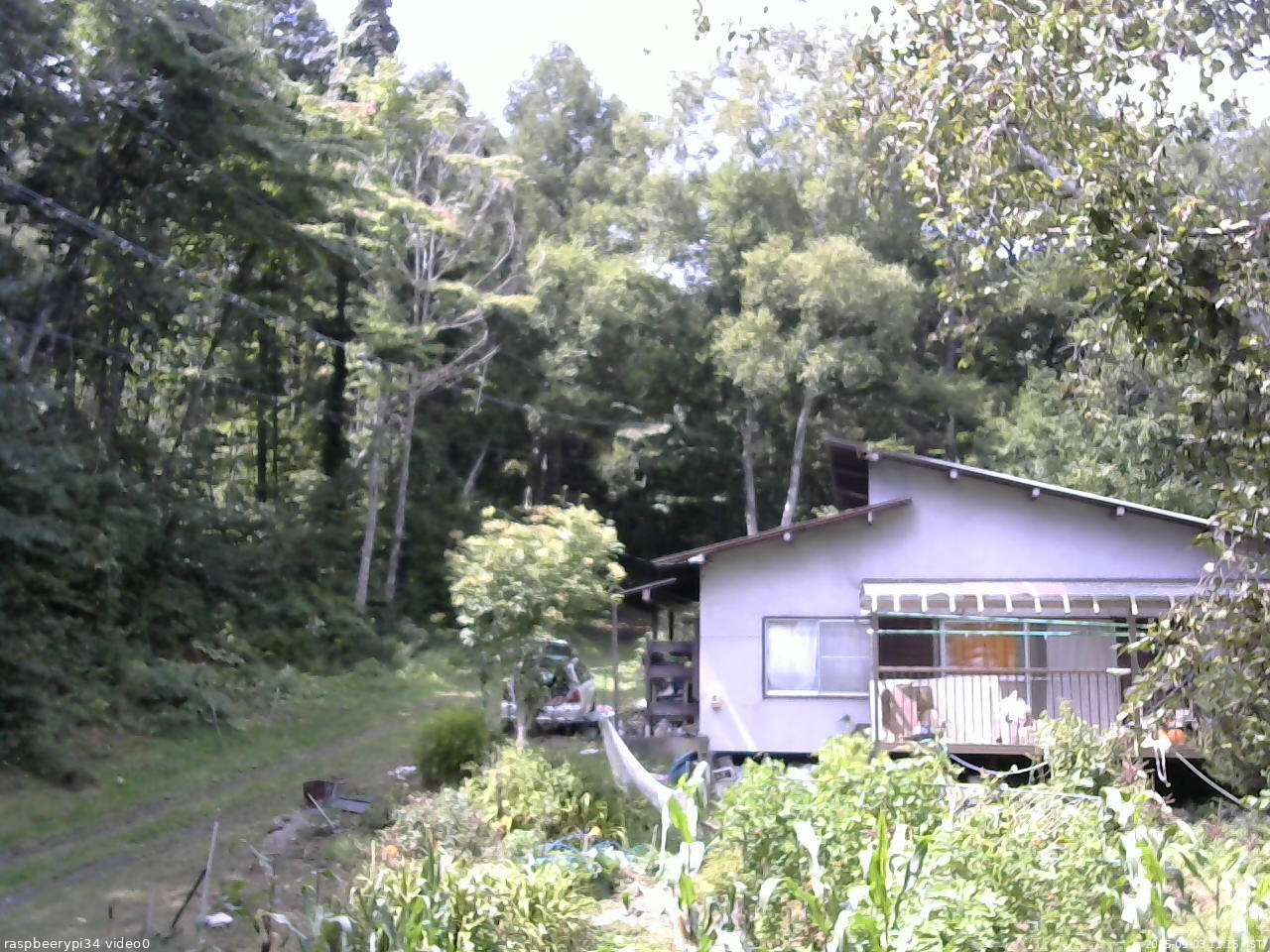 長野県菅平高原 ゆたか山荘 西側(坂上) 2025/09/03 11:15