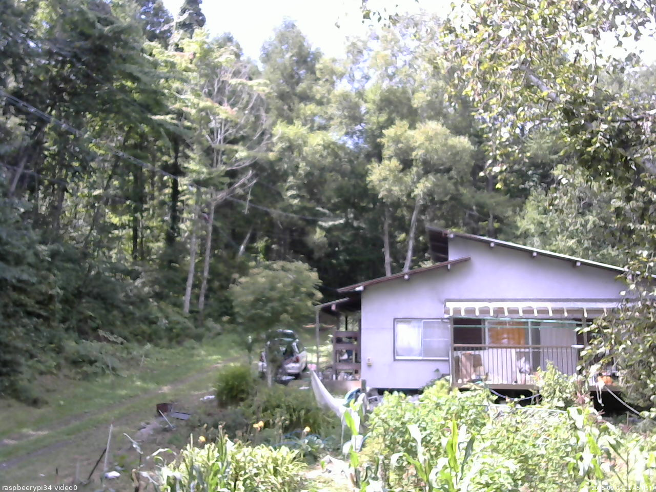 長野県菅平高原 ゆたか山荘 西側(坂上) 2025/09/03 11:45