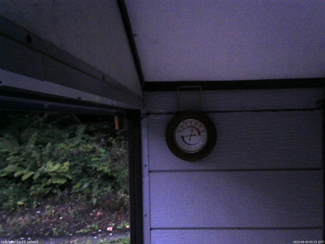 長野県菅平高原 ゆたか山荘 温度計 2025/09/03 05:15