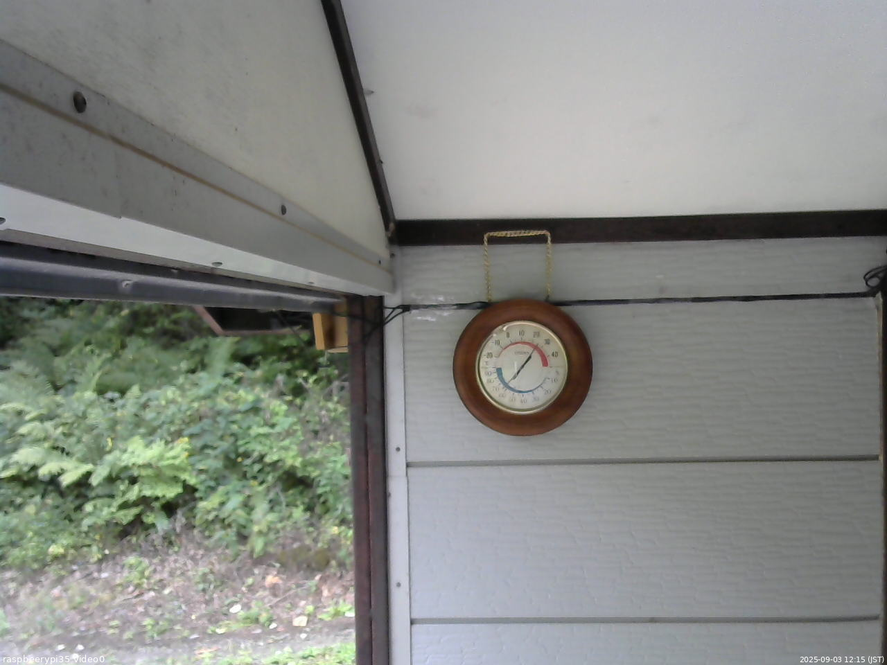 長野県菅平高原 ゆたか山荘 温度計 2025/09/03 12:15