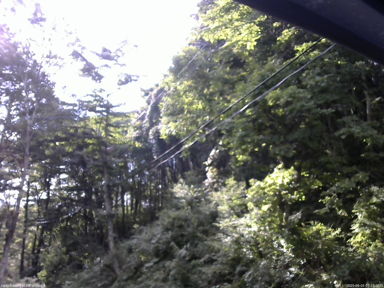 長野県菅平高原 ゆたか山荘 東側上空 2025/09/03 07:15