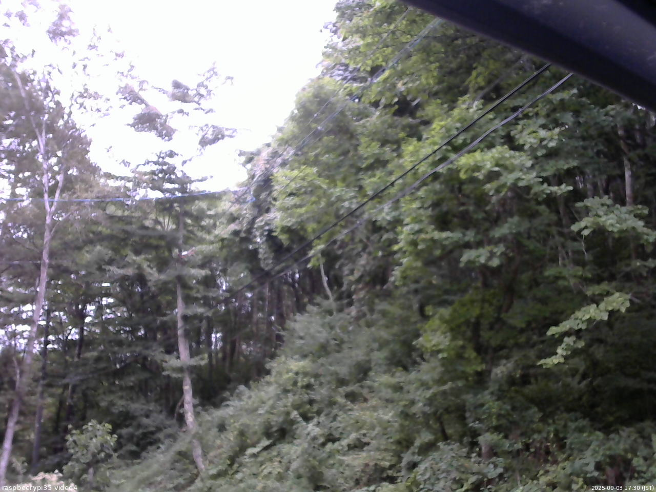 長野県菅平高原 ゆたか山荘 東側上空 2025/09/03 17:30