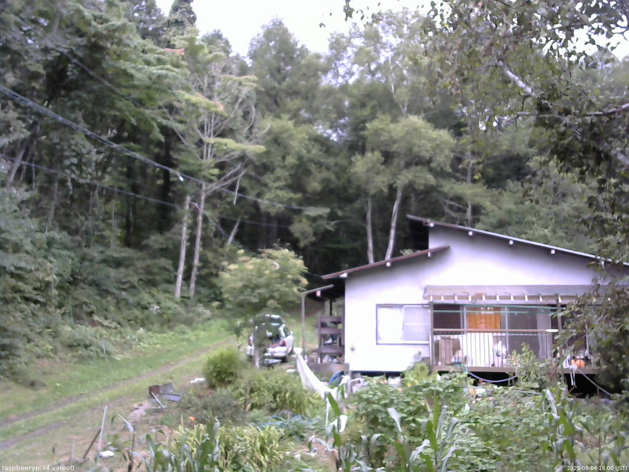 長野県菅平高原 ゆたか山荘 西側(坂上) 2025/09/04 16:00