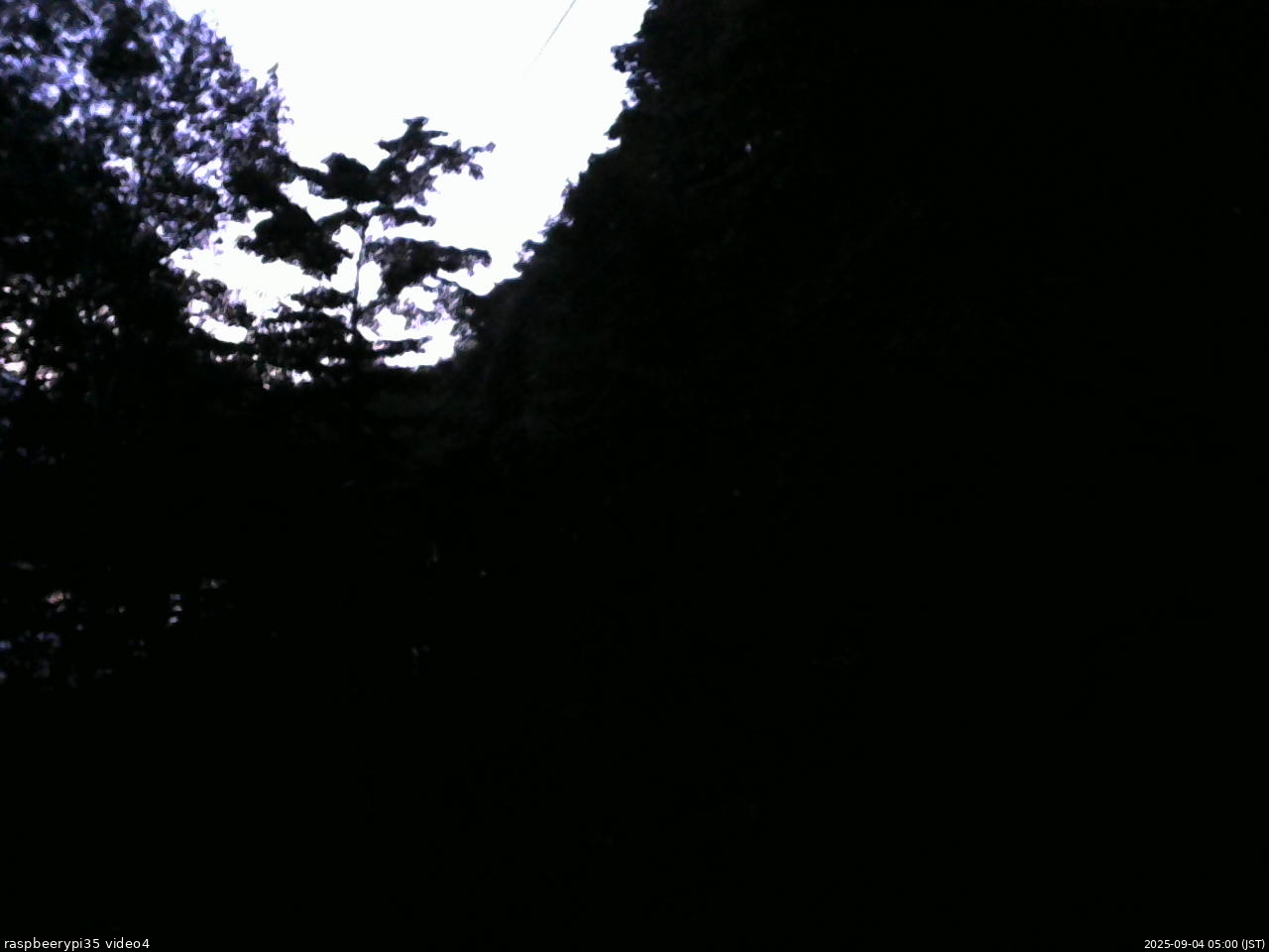 長野県菅平高原 ゆたか山荘 東側上空 2025/09/04 05:00