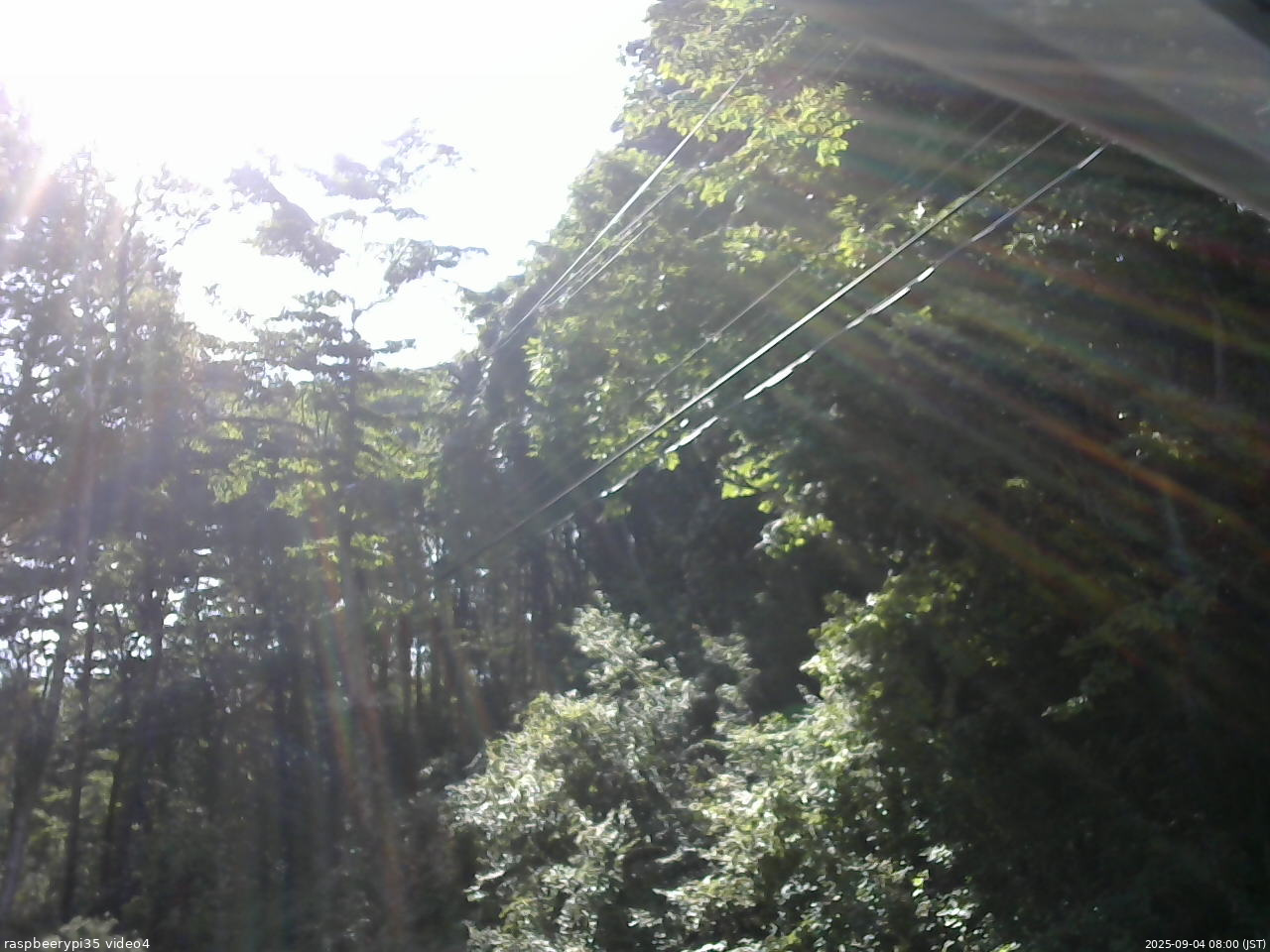 長野県菅平高原 ゆたか山荘 東側上空 2025/09/04 08:00