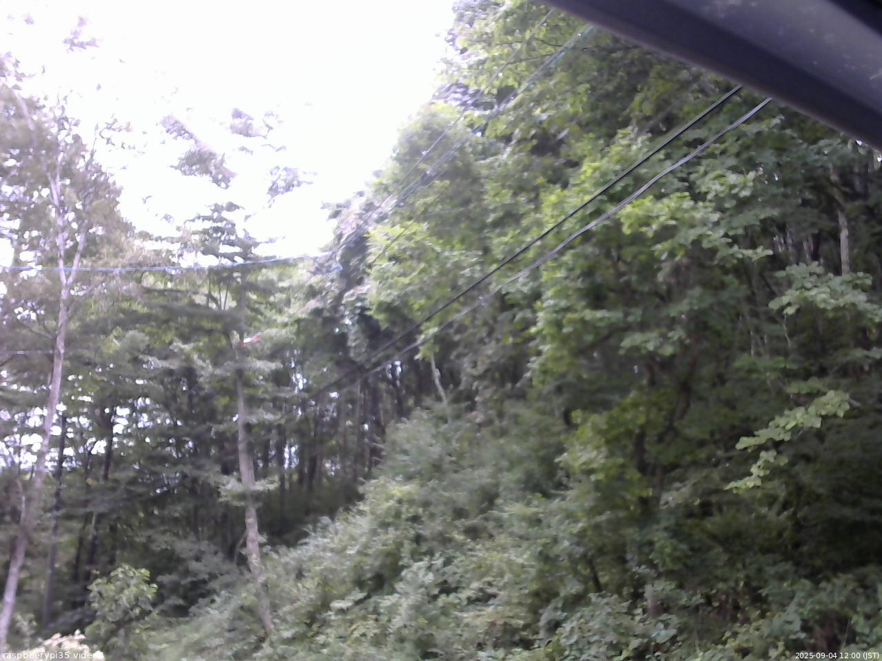 長野県菅平高原 ゆたか山荘 東側上空 2025/09/04 12:00
