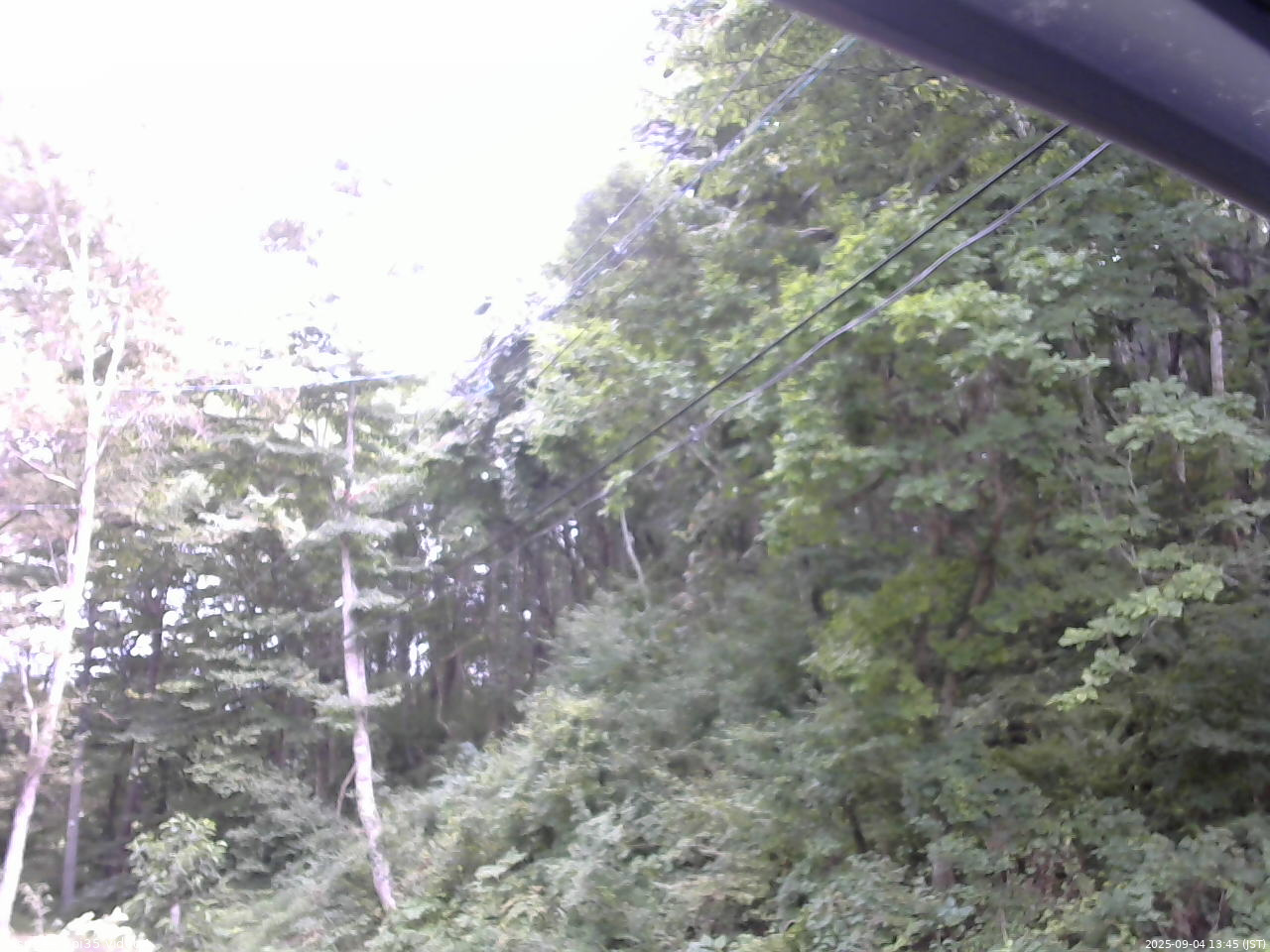 長野県菅平高原 ゆたか山荘 東側上空 2025/09/04 13:45