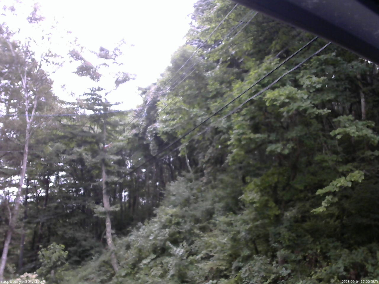 長野県菅平高原 ゆたか山荘 東側上空 2025/09/04 17:00