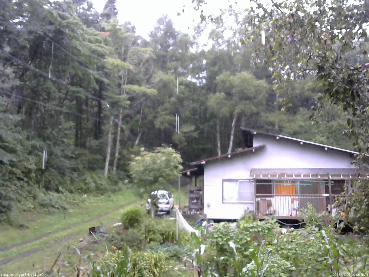 長野県菅平高原 ゆたか山荘 西側(坂上) 2025/09/05 10:00