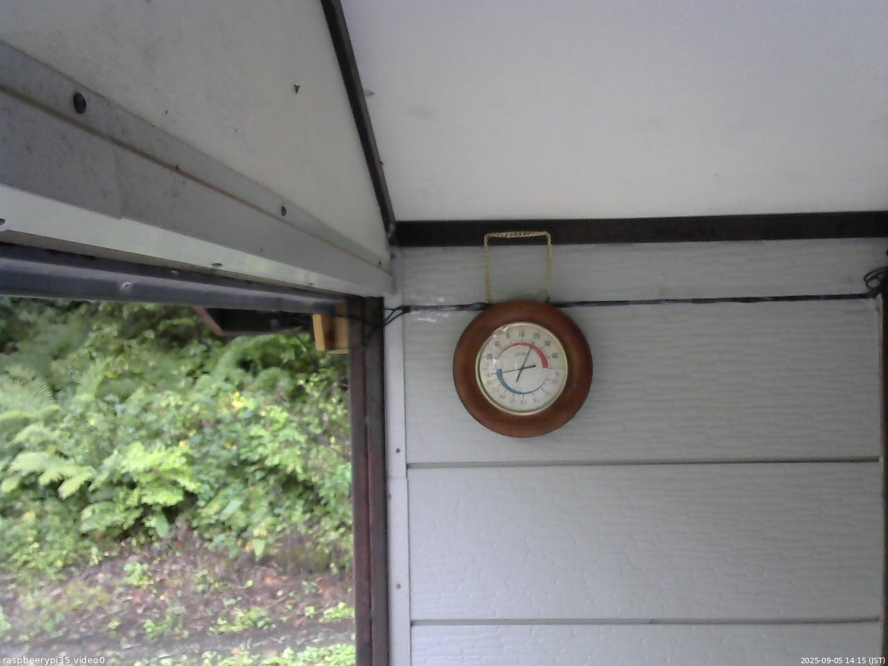 長野県菅平高原 ゆたか山荘 温度計 2025/09/05 14:15