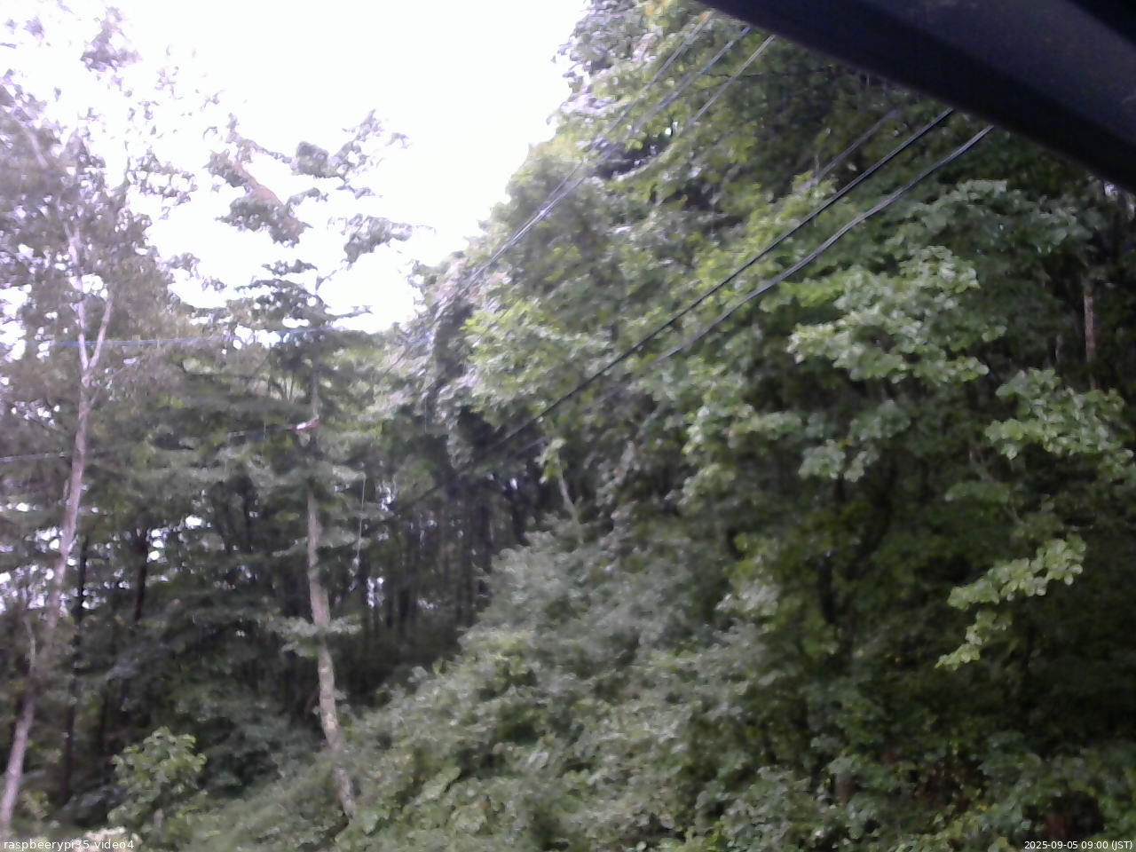 長野県菅平高原 ゆたか山荘 東側上空 2025/09/05 09:00