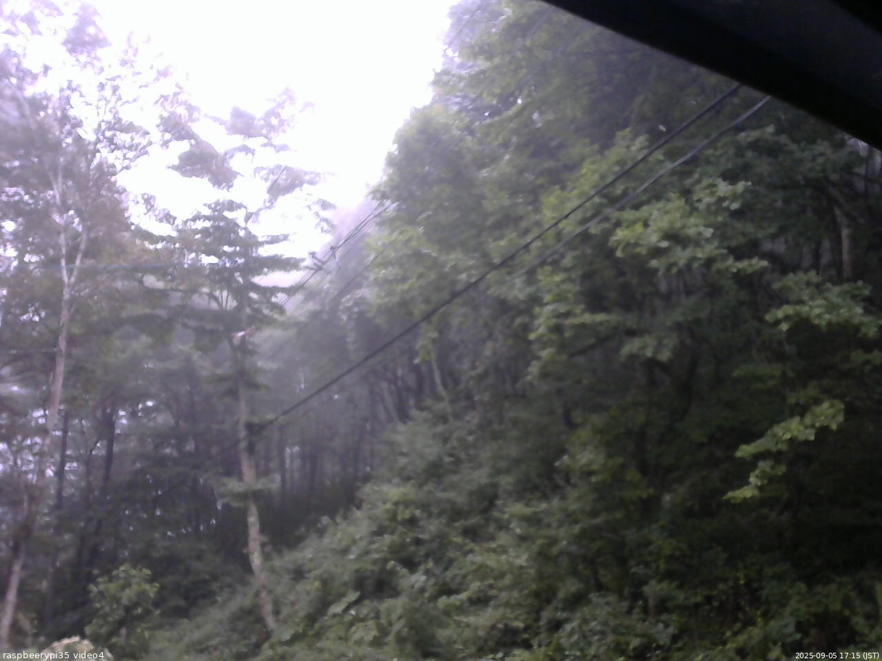 長野県菅平高原 ゆたか山荘 東側上空 2025/09/05 17:15