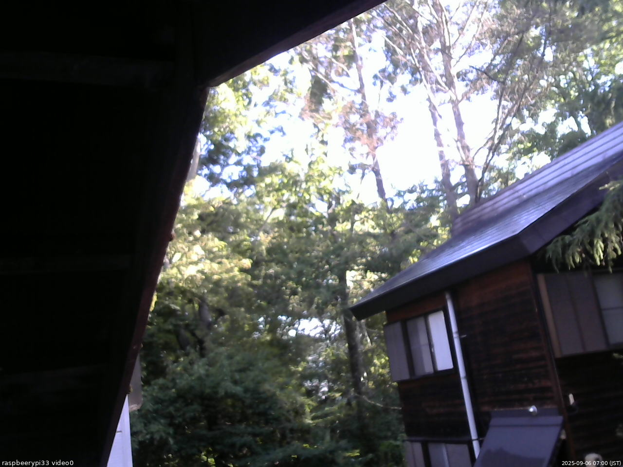 長野県菅平高原 ゆたか山荘 北側 2025/09/06 07:00