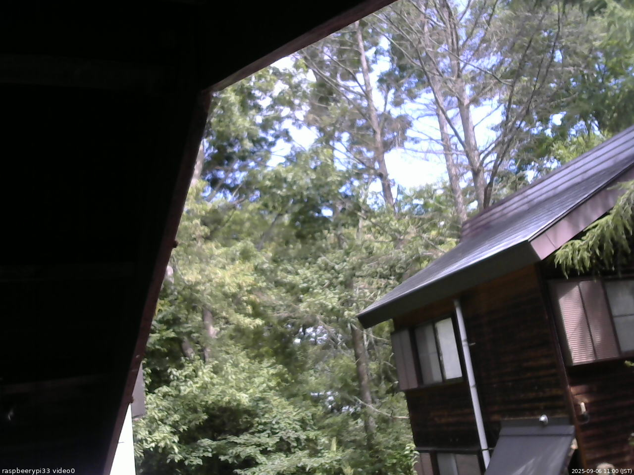 長野県菅平高原 ゆたか山荘 北側 2025/09/06 11:00